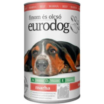 Eurodog kutya konzerv marhás 415 g