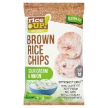 Rice Up hagymás-tejfölös barnarizs chips gluténmentes 60 g