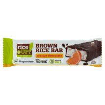 RiceUp! puffasztott barna rizsszelet narancsos ízű étcsokoládéval 18 g