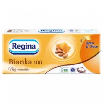 Regina Bianka 100 Méz-Mandula papír zsebkendő 3 rétegű 100 db
