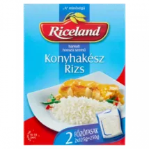 Riceland "A" minőségű hántolt, hosszú szemű, konyhakész rizs 2 x 125 g (250 g)