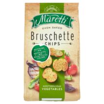 Maretti mediterrán zöldséges ízesítésű pirított kétszersült karikák 70 g