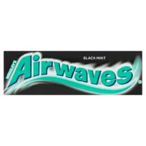 Airwaves Black Mint mentol- és ánizsízű rágógumi 14 g