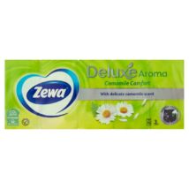 Zewa Deluxe 3 rétegű papír zsebkendő camomile 10x10 db