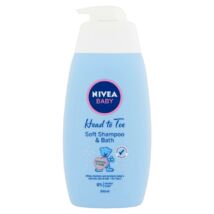Nivea Baby gyengéd babasampon és fürdető pumpás 500 ml