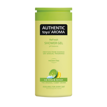 AUTHENTIC toya AROMA ice lime & lemon tusfürdő 400ml
