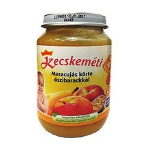 Kecskeméti bébidesszert maracujás körte őszibarackkal gluténmentes 190g