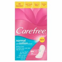 Carefree Normal With Cotton Extract tisztasági betét 34db