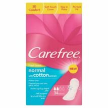 Carefree Normal with Cotton Fresh Scent tisztasági betét 34db