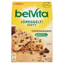 Belvita Jóreggelt! Softy gabonás keksz csokoládé darabokkal 5db 250g