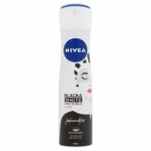 Nivea Black White Invisible Clear izzadásgátló spray 150ml
