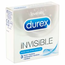 Durex Invisible extra vékony, extra érzékeny óvszer 3db
