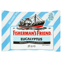 Fisherman's Friend keménycukorka mentolos-eukaliptuszos édesítőszerrel 25g