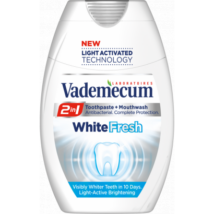 Vademecum 2in1 White Fresh fogkrém+szájöblítő 75ml