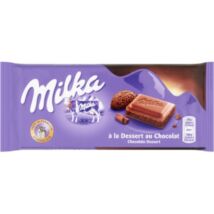 Milka Tejcsokoládé 100g csokoládé desszert habosított kakaós töltelékkel