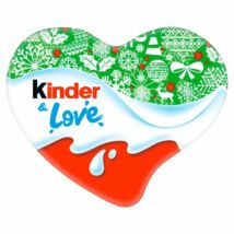 Kinder & Love tejes krémmel töltött tejcsokoládé figura 37g