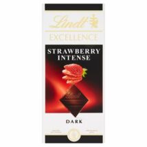 Lindt Excellence Intense Strawberry finom keserű csokoládé eperdarabokkal 100g