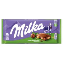 Milka Egészmogyorós alpesi tejcsokoládé egész mogyoróval