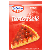 Dr. Oetker tortazselé piros 12g