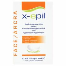 X-Epil használatra kész gyantacsíkok arcra 12db