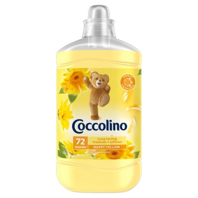 Coccolino Happy Yellow öblítőkoncentrátum 72 mosás 1,8 l