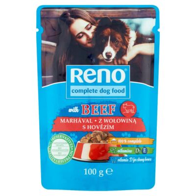 Reno alutasakos kutyaeledel marhával 100 g
