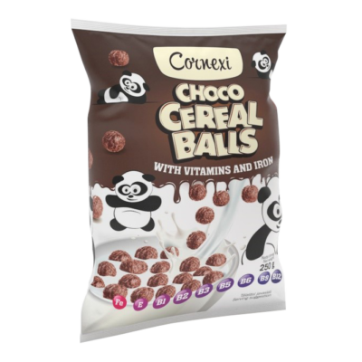 Cornexi Choco cereal balls csokoládés gabonagolyó 250 g