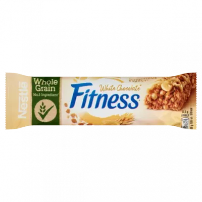Nestlé Fitness Delice fehér csokoládés gabonapehely-szelet vitaminokkal és ásványi anyagokkal 22,5 g