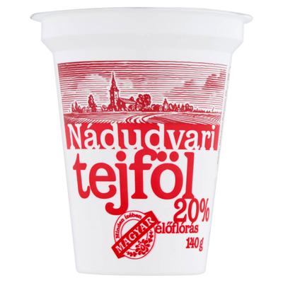 Nádudvari élőflórás tejföl 20% 140 g