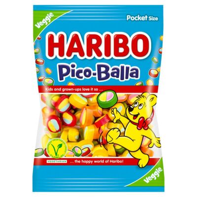 Haribo Pico Balla gyümölcsízű gumicukorka 85 g