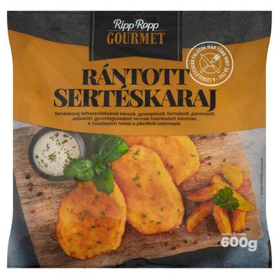 Ripp-Ropp Gourmet gyorsfagyasztott rántott sertéskaraj 600 g