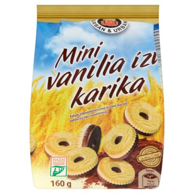 Urbán Mini vanília ízű karika 160 g