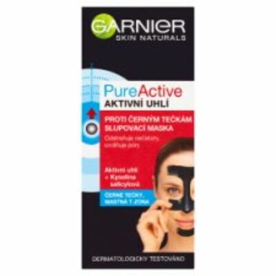 Garnier Skin Naturals Pure Active aktív szén mitesszerek elleni lehúzható maszk 50ml