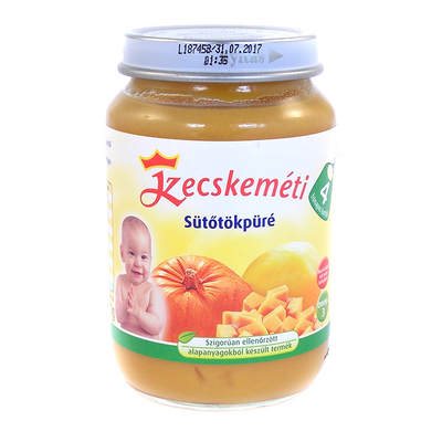 Kecskeméti bébiétel sütőtökpüré gluténmentes 190g