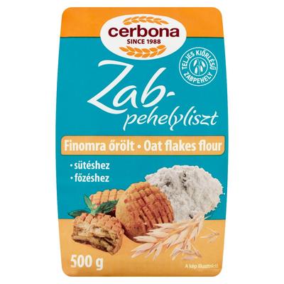 Cerbona finomra őrölt zabpehelyliszt 500g