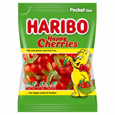 Haribo Happy Cherries gyümölcsízű gumicukor 100g