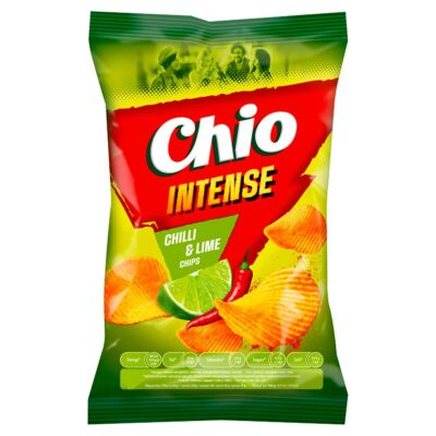 Chio Intense chili és lime ízű csípős burgonyachips 55 g