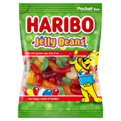 Haribo Jelly Beans cukordrazsé zselével töltve 85g