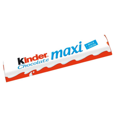 Kinder Maxi tejcsokoládé szelet tejes krémmel 21g