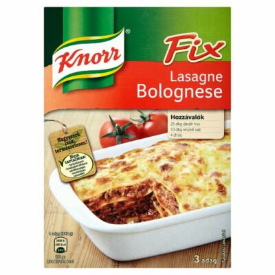 Knorr Fix lasagne tészta bolognai mártással 205g