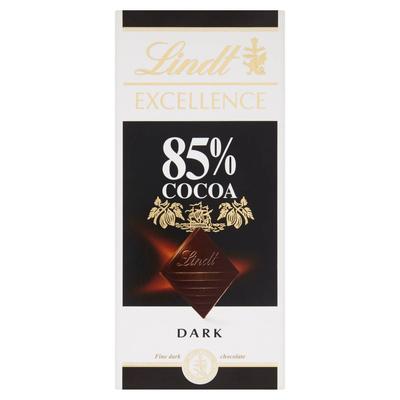 Lindt Excellence extra kesetű csokoládé 85% 100g