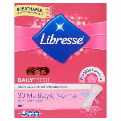 Libresse Daily Fresh Multistyle normal tisztasági betét 30db