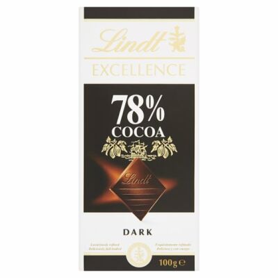 Lindt Excellence Extra keserű csokoládé 78% 100g