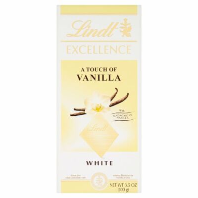 Lindt Excellence A Touch of VAnilla extra fehér csokoládé vanília ízzel 100g