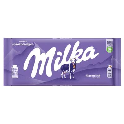 Milka alpesi tejcsokoládé 100 g