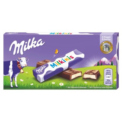 Milka Milkinis alpesi tejcsokoládé tejes krémmel töltve 87,5 g