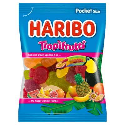 Haribo Tropifrutti gyümölcsízű gumicukorka 100g