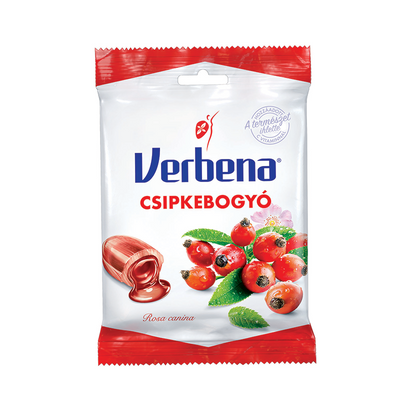 Verbena cukorka csipkebogyó ízű 60g